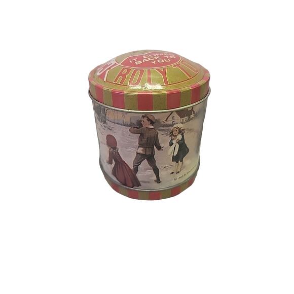 Vintage Come-Back Roly-Toy B. 1982 Shackman Winter Scene - Picture 1 of 5